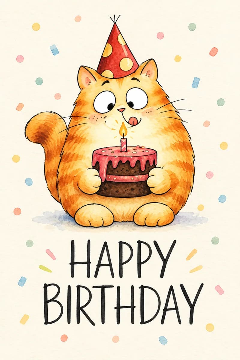 Happy Birthday (Cat2)
