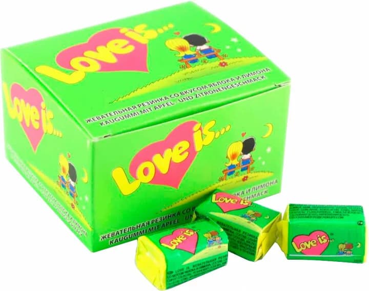 Блок жевательных резинок "Love is..." — 5