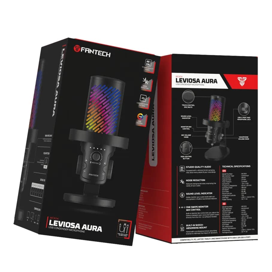 Микрофон для стримов Fantech MCX04 Leviosa Aura — 2
