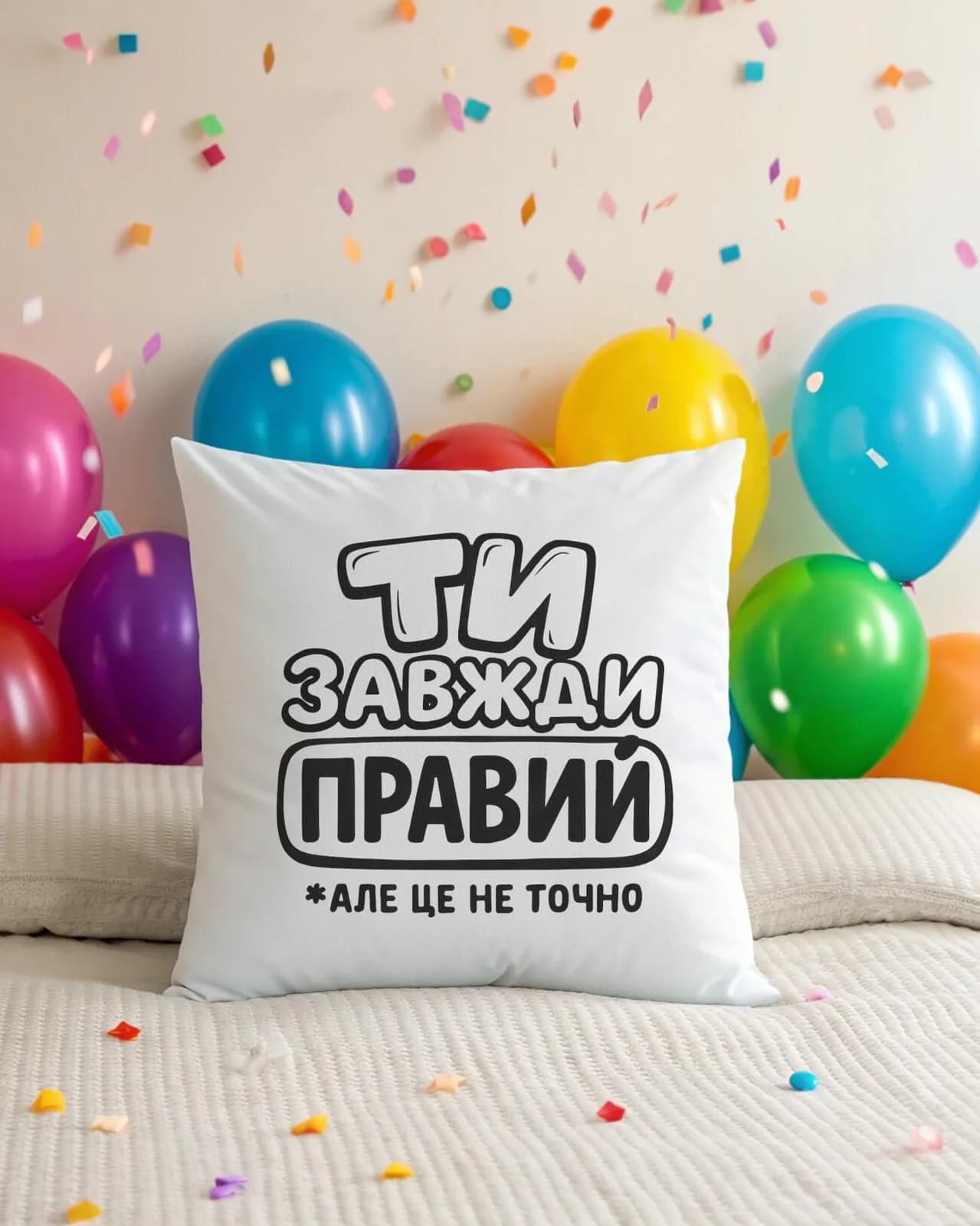 Подушка "Ти завжди правий" — 1