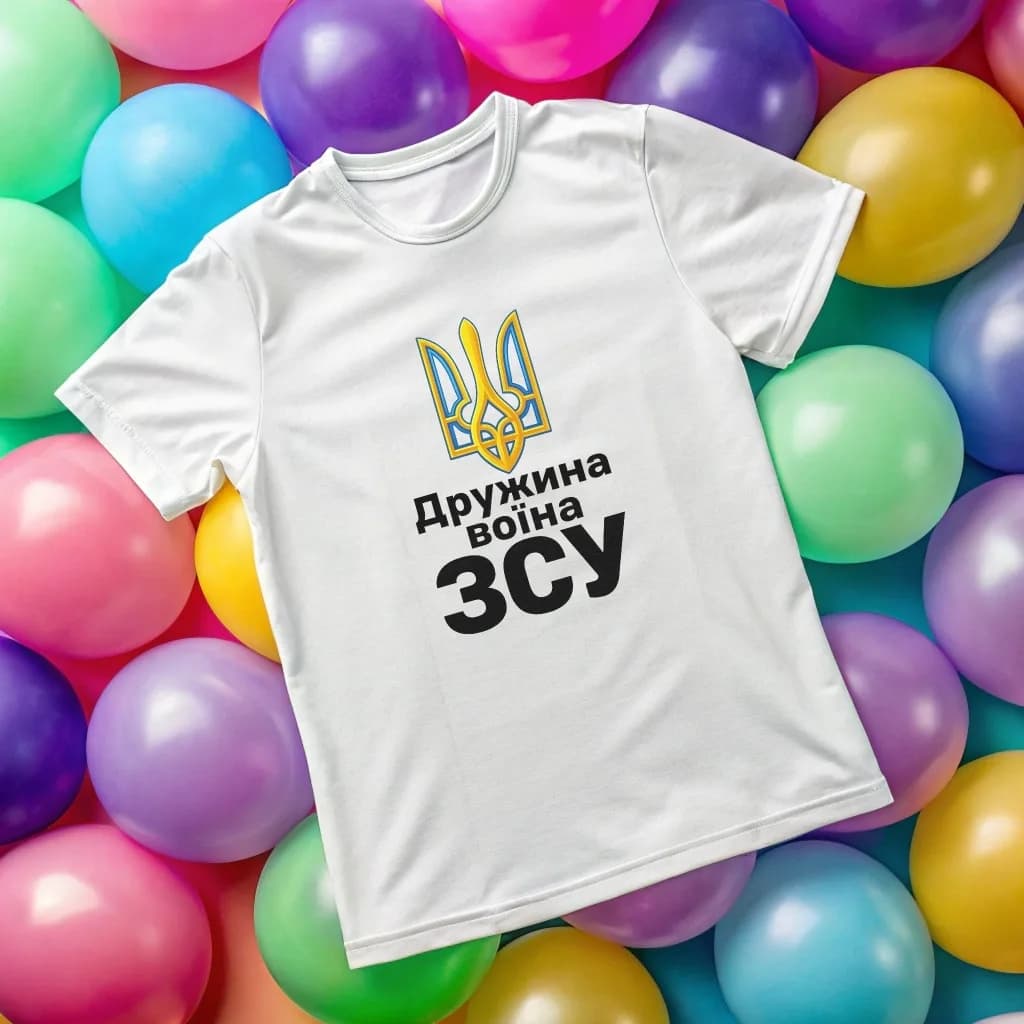 Женская футболка "Дружина воїна ЗСУ" — 2