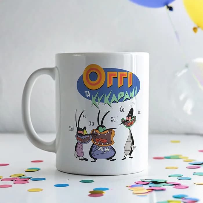 Чашка "Оггі та Кукарачі" — 1