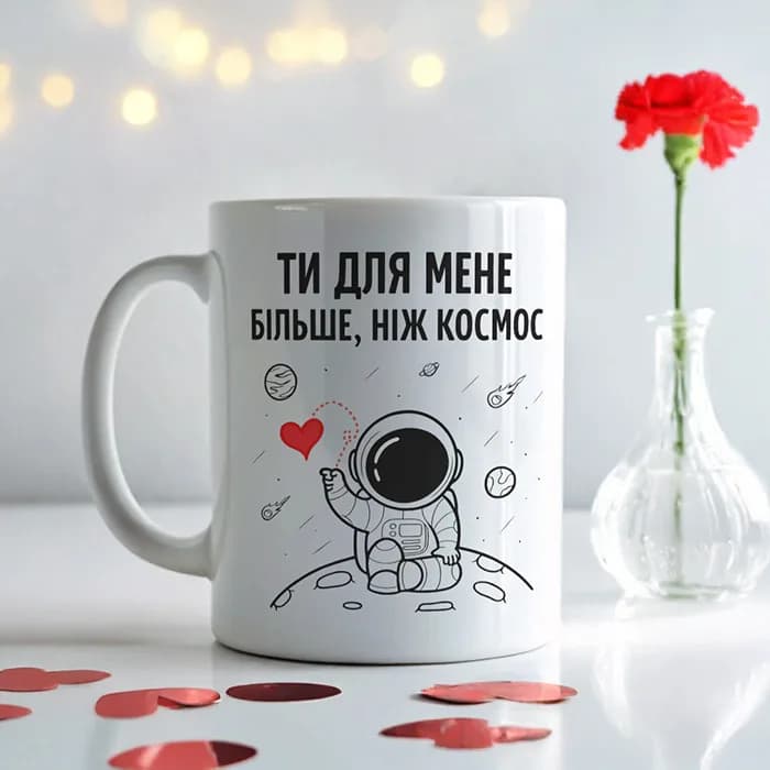 Чашка "Ти для мене більше ніж космос" — 1