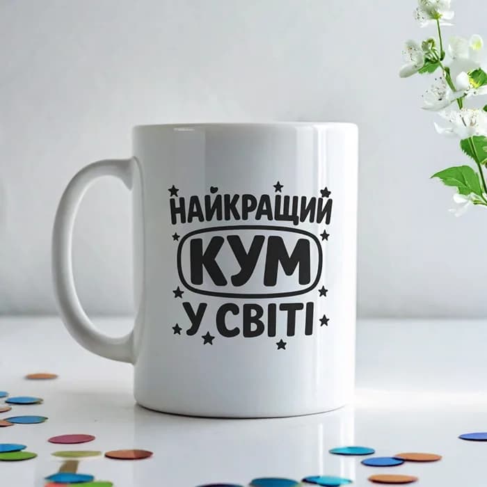Чашка "Найкращий кум у світі" — 1