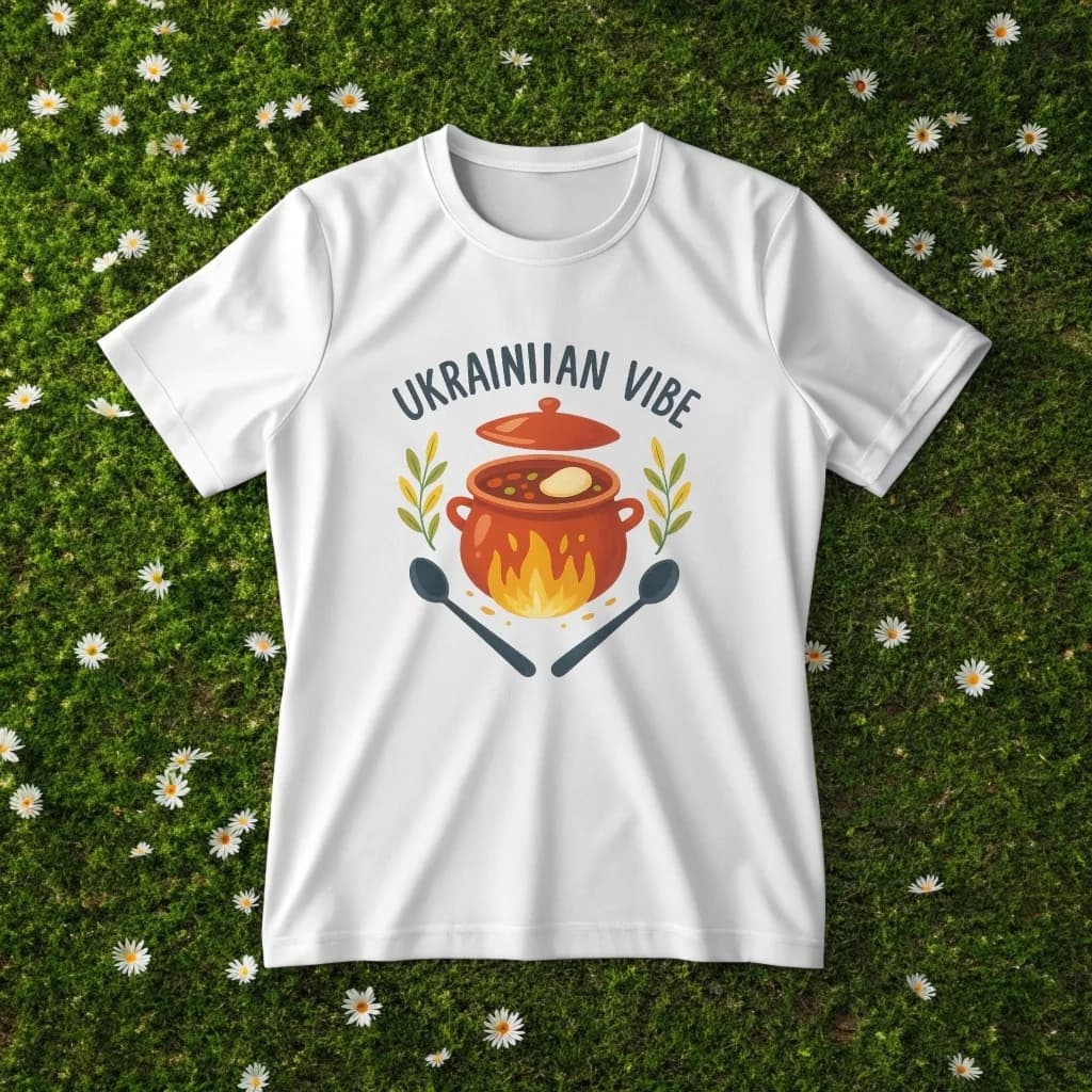 Женская футболка "Ukrainian Vibe" — 2