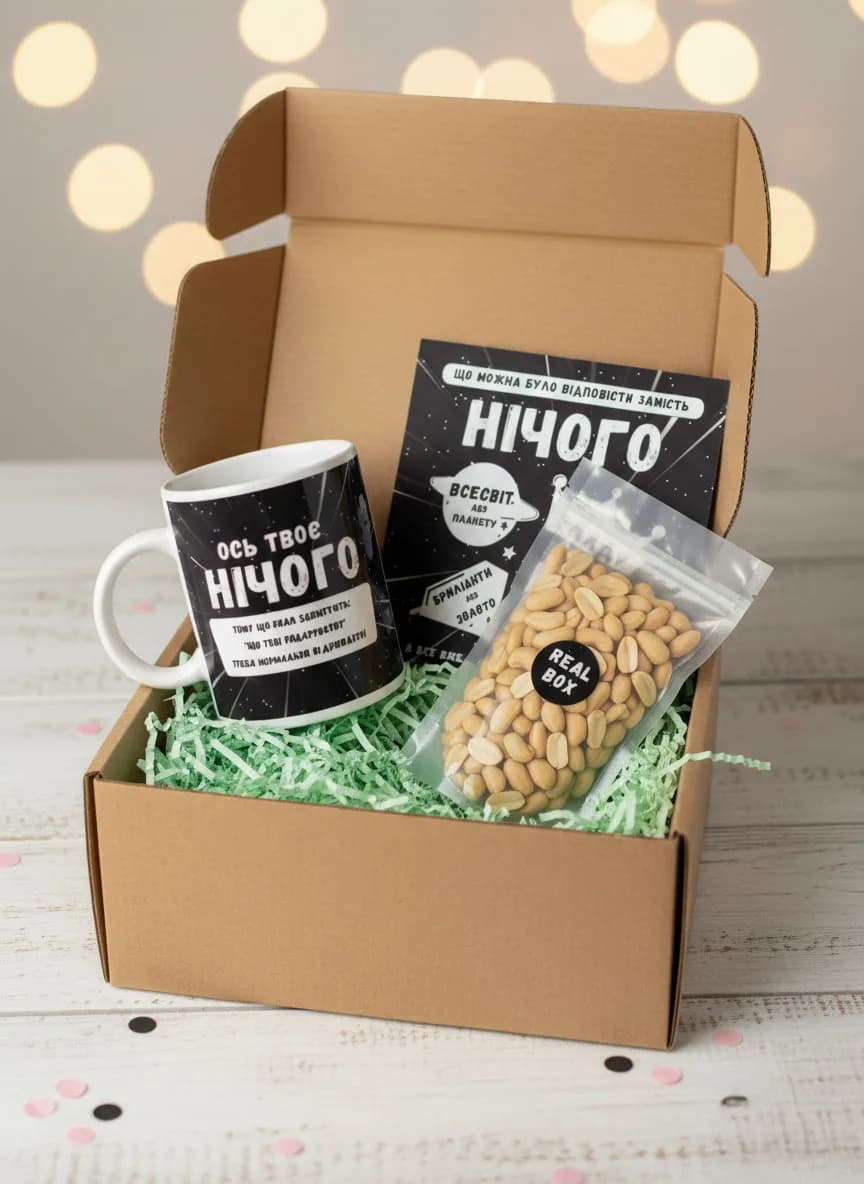 Подарочный бокс «Міні-Нічого» (Black)