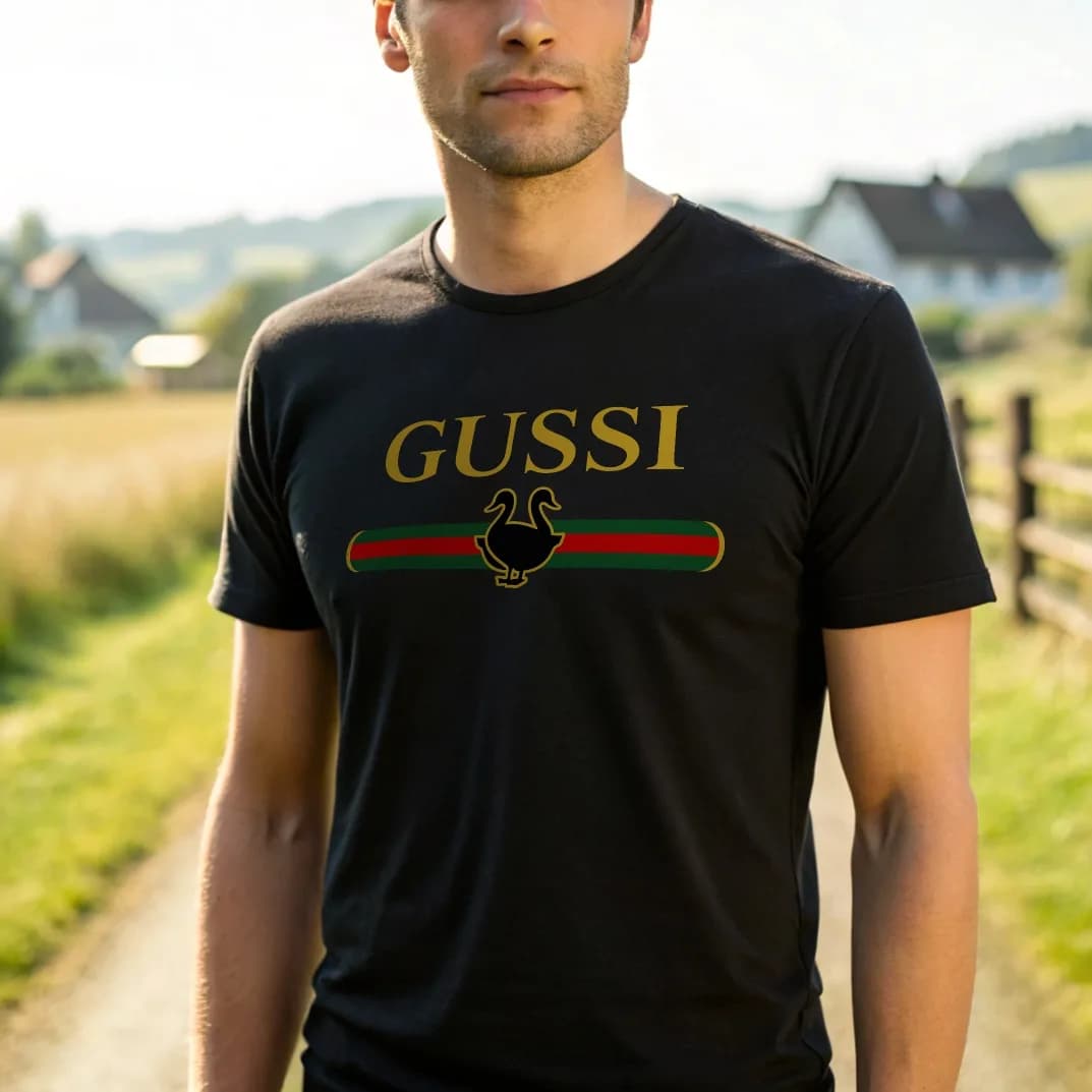 Мужская футболка "GUSSI"