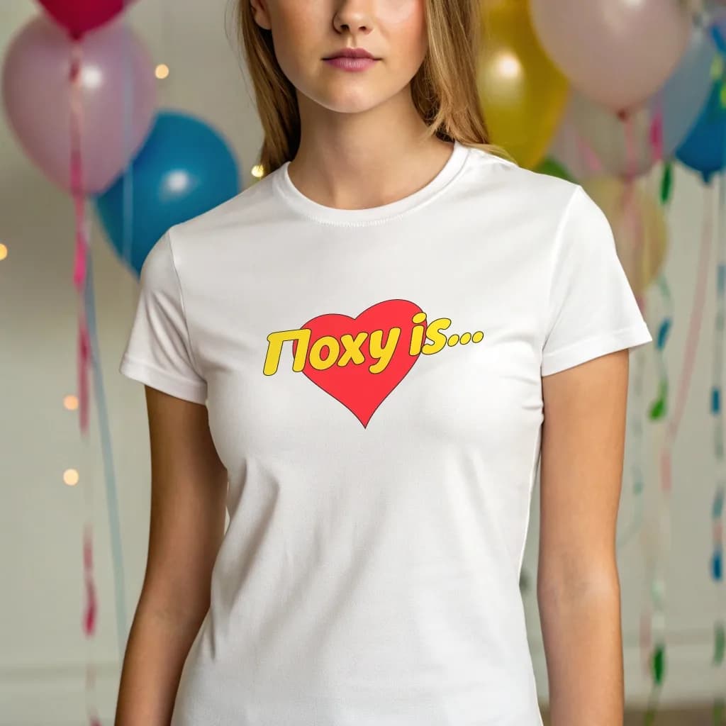 Женская футболка "Поху is..."