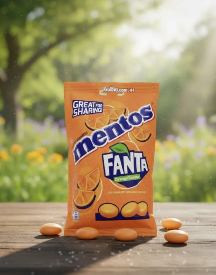 Mentos со вкусом Fanta