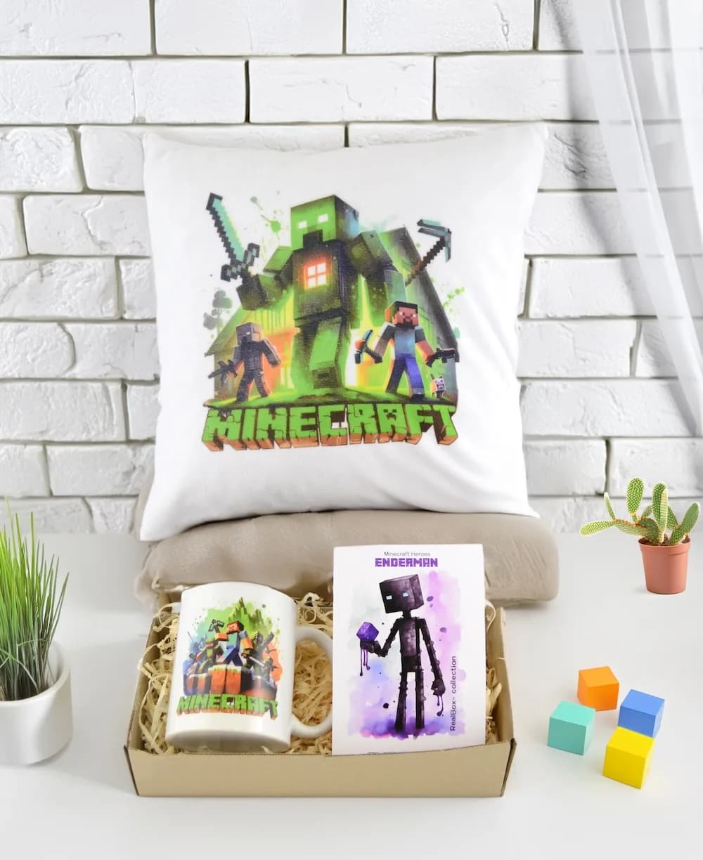 Подарочный набор Minecraft Lite с подушкой