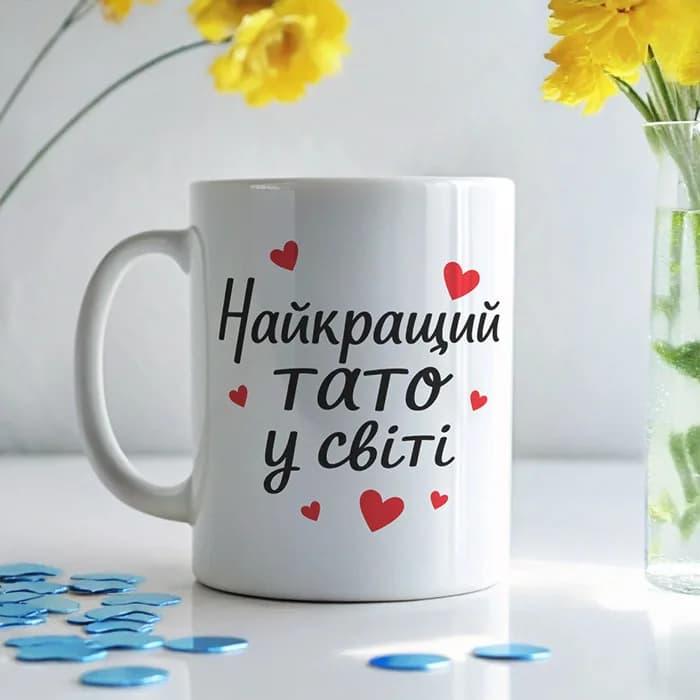 Чашка "Найкращий тато у світі"