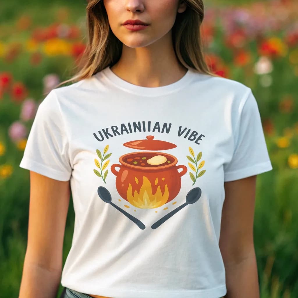 Женская футболка "Ukrainian Vibe"